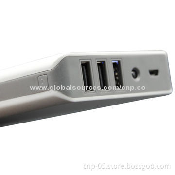 High-capacity Power Bank with Triple USB, 16,400mAh Capacity